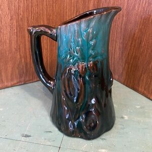 Blue Mountain Pottery mushroom motif pitcher